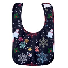 Illustration Xmas Christmas Thanks Giving Pattern Baby Bib by danenraven