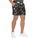 Illustration Xmas Christmas Thanks Giving Pattern Men s Runner Shorts View2