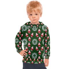 Xmas Christmas Background Kids  Hooded Pullover by danenraven