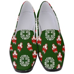 Xmas Christmas Background Women s Classic Loafer Heels by danenraven