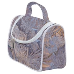 Window Pattern Winter Frost Satchel Handbag