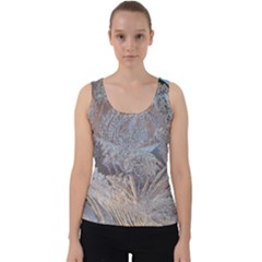 Window Pattern Winter Frost Velvet Tank Top by danenraven