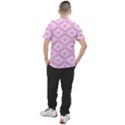 Illustration Background Pink Flower Abstract Pattern Men s Sport Top View2