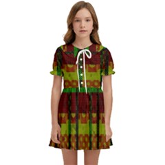 Illustration Background Pattern Texture Design Kids  Sweet Collar Dress