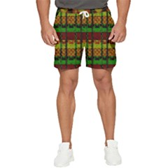 Illustration Background Pattern Texture Design Men s Runner Shorts by danenraven