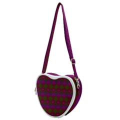 Illustration Argyle Pattern Argyle Background Heart Shoulder Bag by danenraven