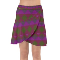 Illustration Argyle Pattern Argyle Background Wrap Front Skirt