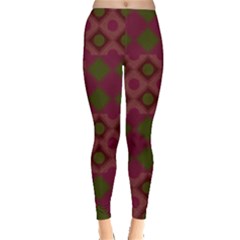 Illustration Background Abstract Pattern Texture Design Leggings  by danenraven