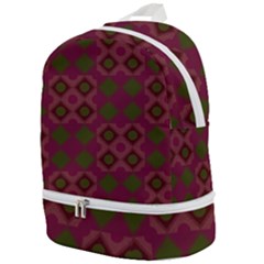 Illustration Background Abstract Pattern Texture Design Zip Bottom Backpack by danenraven