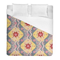 Background Flower Abstract Pattern Duvet Cover (full/ Double Size) by danenraven