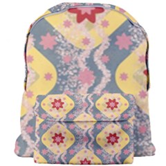 Background Flower Abstract Pattern Giant Full Print Backpack by danenraven