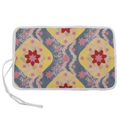 Background Flower Abstract Pattern Pen Storage Case (m) by danenraven