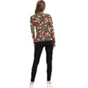 Christmas Wrapping Paper Abstract Women s Long Sleeve Rash Guard View2