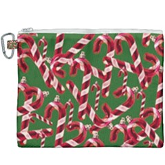 Christmas Wrapping Paper Abstract Canvas Cosmetic Bag (xxxl) by danenraven