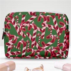 Christmas Wrapping Paper Abstract Make Up Pouch (medium) by danenraven