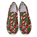 Christmas Wrapping Paper Abstract Women s Slip On Sneakers View1