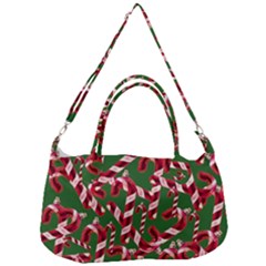 Christmas Wrapping Paper Abstract Removal Strap Handbag by danenraven