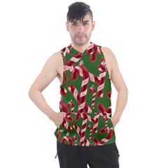 Christmas Wrapping Paper Abstract Men s Sleeveless Hoodie by danenraven