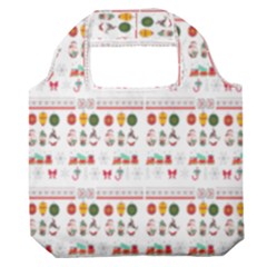 Christmas Holiday Xmas Winter Premium Foldable Grocery Recycle Bag by danenraven