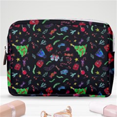 Happy New Year Christmas Xmast Background Make Up Pouch (medium) by danenraven