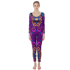 Mandala Fishes Long Sleeve Catsuit by ConteMonfrey