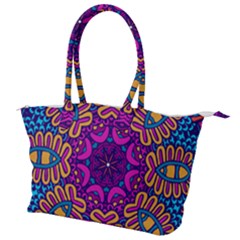 Mandala Fishes Canvas Shoulder Bag