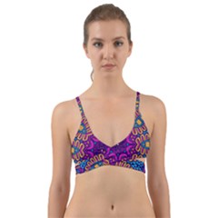 Mandala Fishes Wrap Around Bikini Top