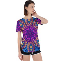 Mandala Fishes Perpetual Short Sleeve T-shirt