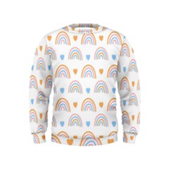 Rainbow Pattern Kids  Sweatshirt by ConteMonfrey