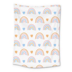 Rainbow Pattern Medium Tapestry by ConteMonfrey