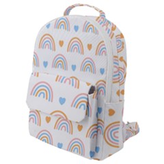 Rainbow Pattern Flap Pocket Backpack (small) by ConteMonfrey