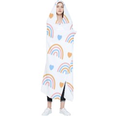 Rainbow Pattern Wearable Blanket by ConteMonfrey