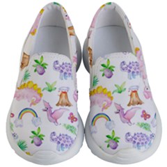 Dinosaurs Are Our Friends  Kids Lightweight Slip Ons by ConteMonfrey