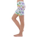 Dinosaurs Are Our Friends  Kids  Lightweight Velour Capri Yoga Leggings View2