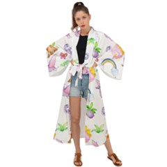 Dinosaurs Are Our Friends  Maxi Kimono by ConteMonfrey