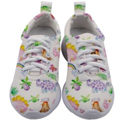 Dinosaurs Are Our Friends  Kids Athletic Shoes by ConteMonfrey