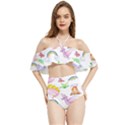 Dinosaurs Are Our Friends  Halter Flowy Bikini Set  View1