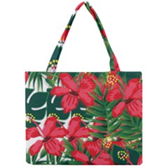 Tulips Design Mini Tote Bag by designsbymallika