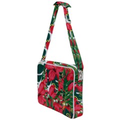 Tulips Design Cross Body Office Bag by designsbymallika