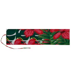 Tulips Design Roll Up Canvas Pencil Holder (l) by designsbymallika