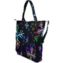 Snowflakes Lights Shoulder Tote Bag View2