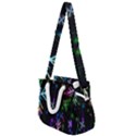 Snowflakes Lights Rope Handles Shoulder Strap Bag View1