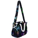 Snowflakes Lights Rope Handles Shoulder Strap Bag View2