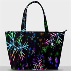 Snowflakes Lights Back Pocket Shoulder Bag 