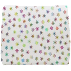 Snow Winter Ice Cold Seat Cushion by artworkshop