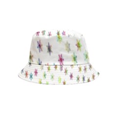 Snow Winter Ice Cold Bucket Hat (kids) by artworkshop