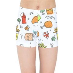 Set Child Fun Funny Collection Kids  Sports Shorts by artworkshop