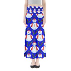 Seamless  Repeating Pattern Full Length Maxi Skirt by artworkshop