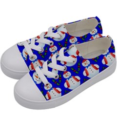 Seamless  Repeating Pattern Kids  Low Top Canvas Sneakers by artworkshop