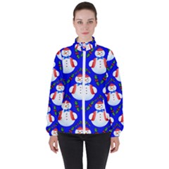 Seamless  Repeating Pattern Women s High Neck Windbreaker by artworkshop